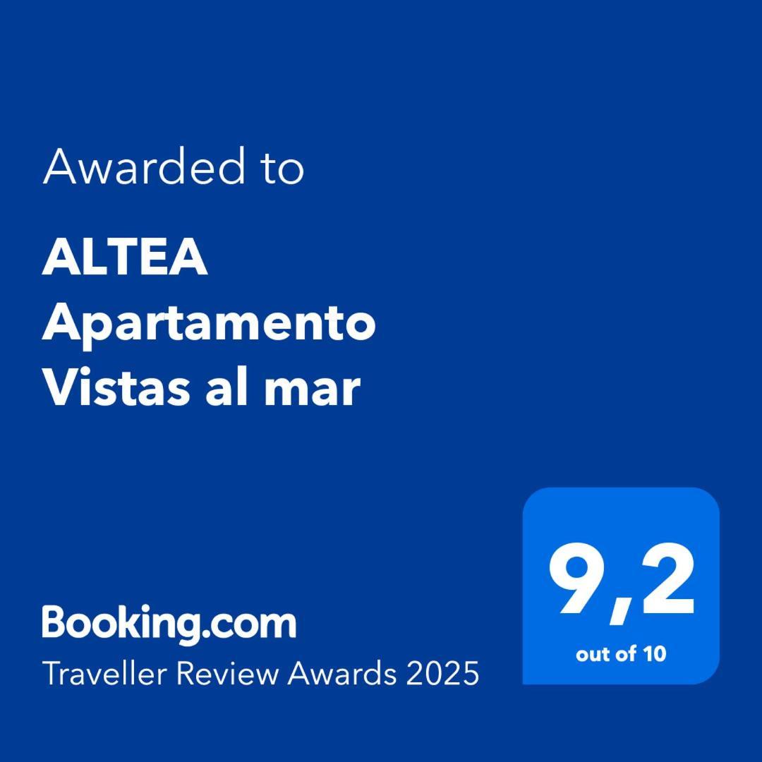 Altea Apartamento Vistas Al Mar Bagian luar foto